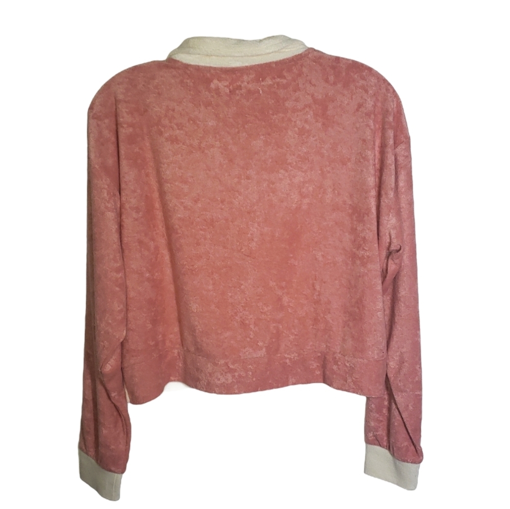 NWT L Space Crop Top & Jogger Set Pink Cream Color Block Size M - Picture 5 of 8